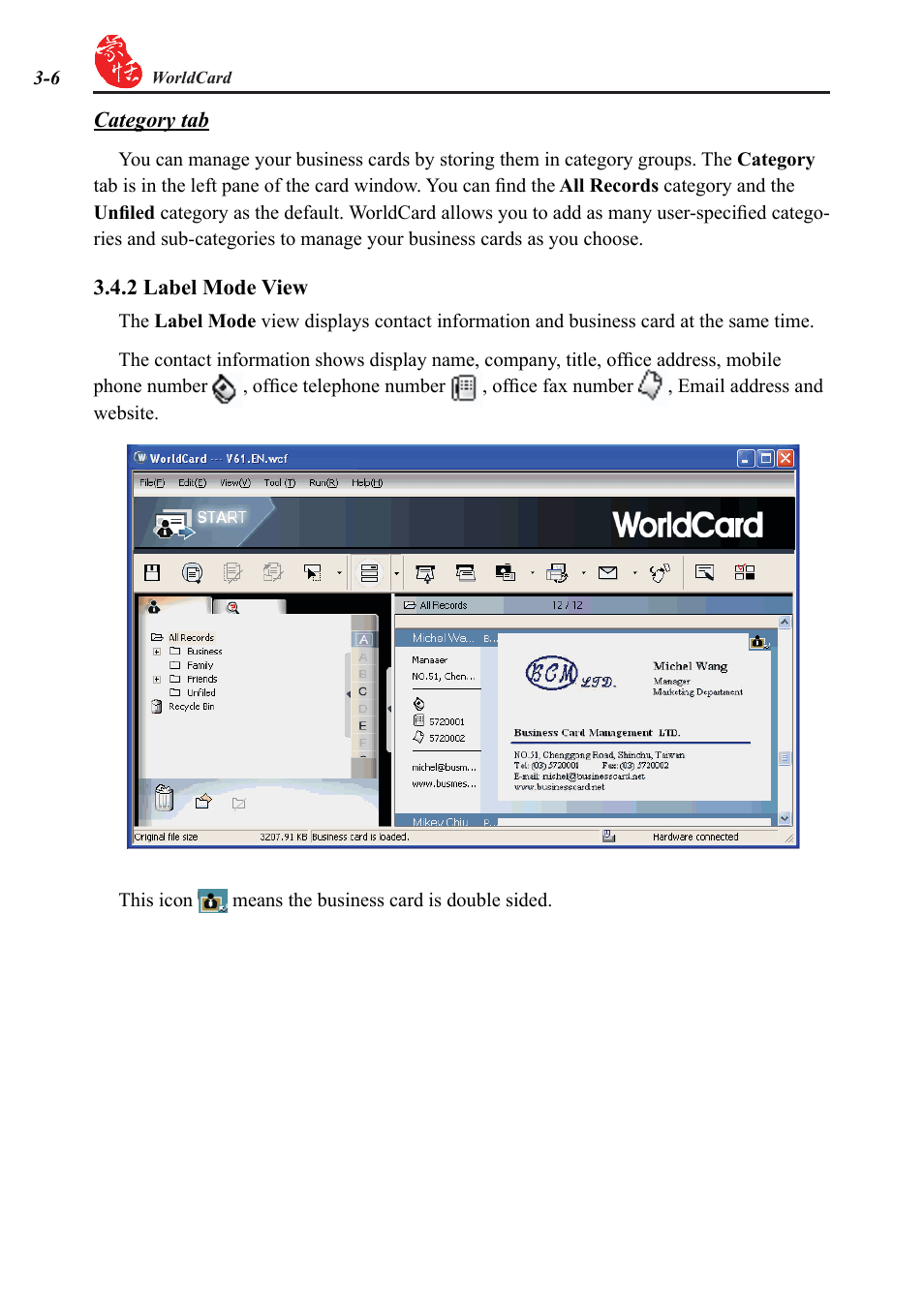Penpower WorldCard duet User Manual | Page 24 / 82