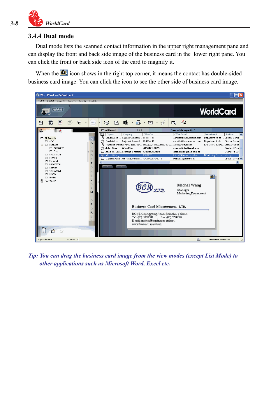 Penpower WorldCard duet User Manual | Page 26 / 82