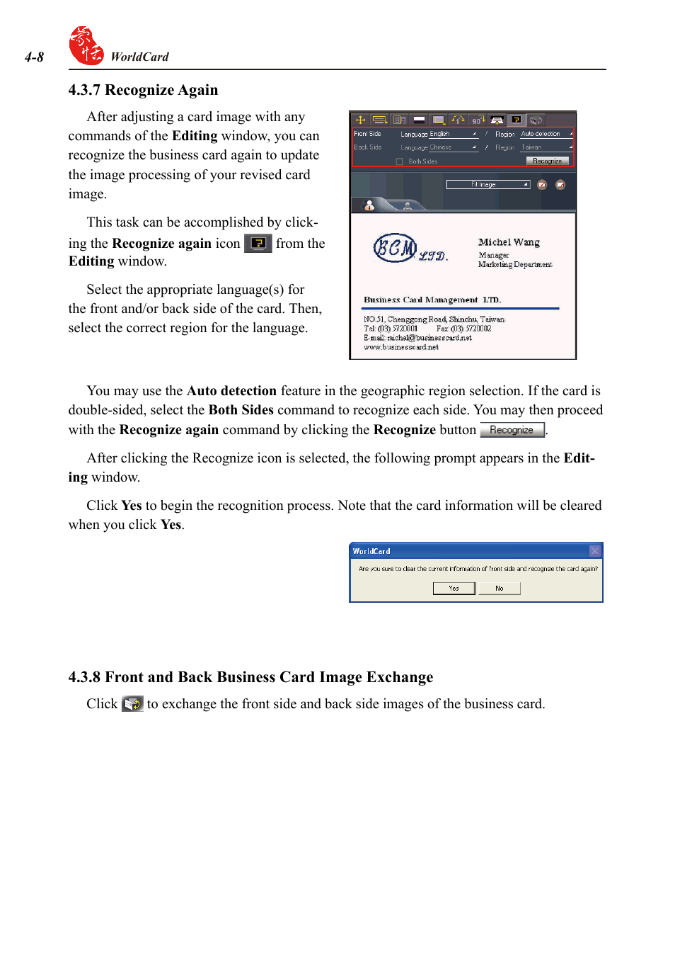 Penpower WorldCard duet User Manual | Page 34 / 82