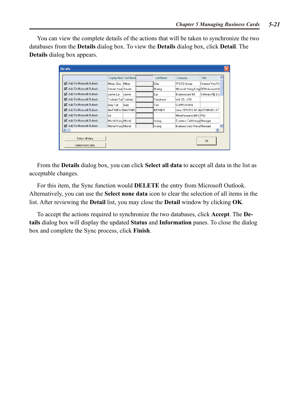 Penpower WorldCard duet User Manual | Page 57 / 82