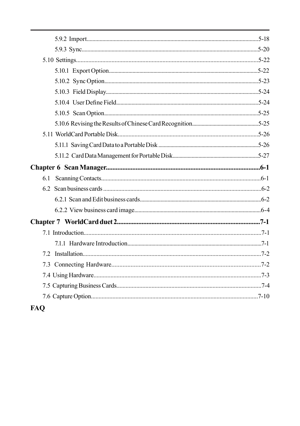 Penpower WorldCard duet User Manual | Page 7 / 82