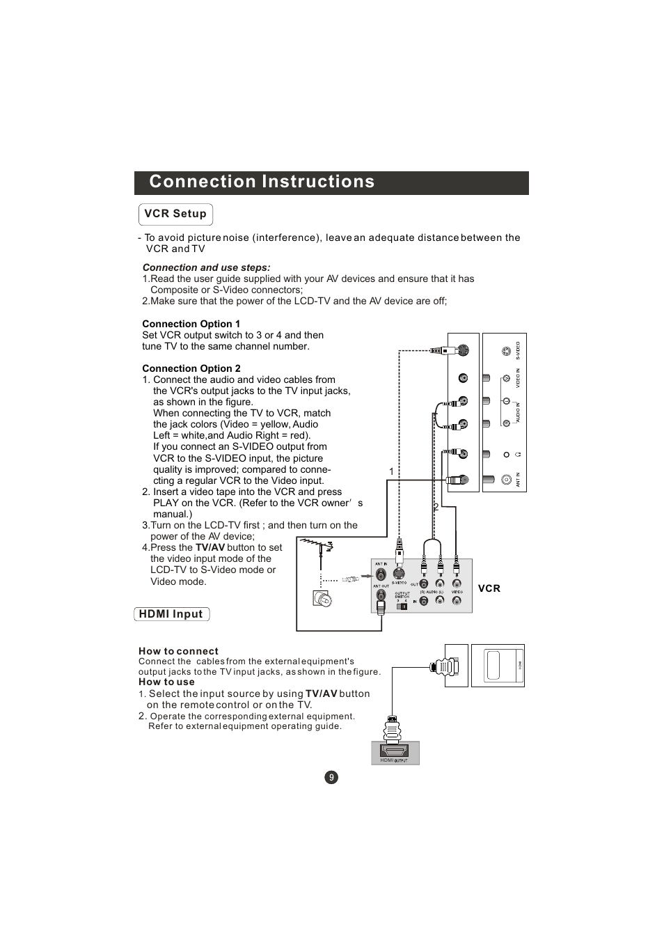 Connection instructions | Prima LV-1958P User Manual | Page 14 / 70