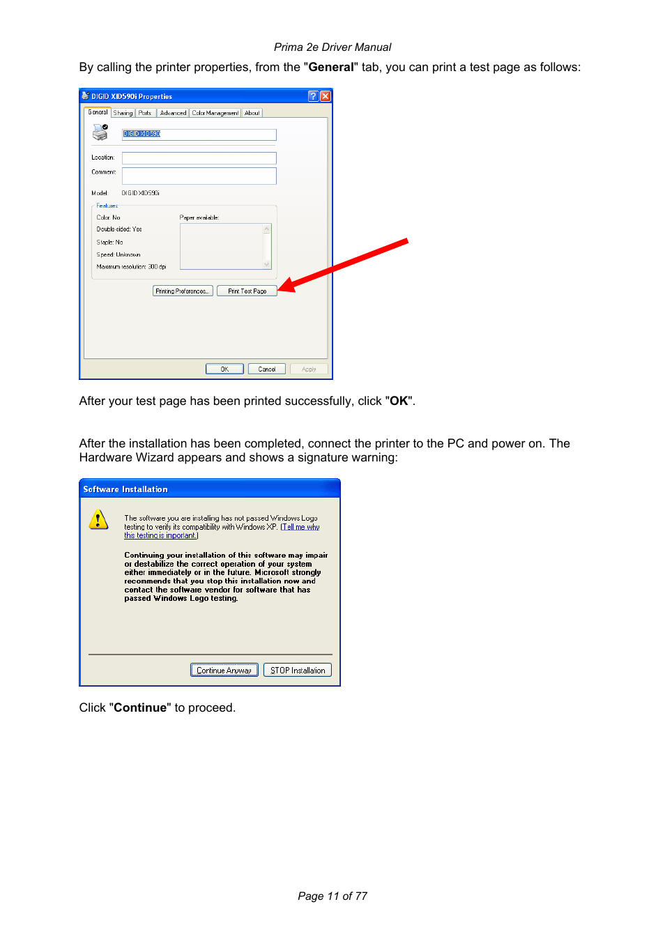 Prima MAGICARD 2e User Manual | Page 11 / 77