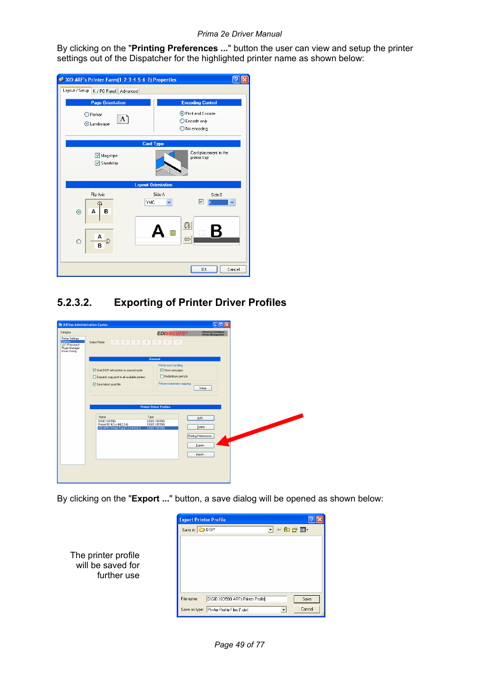 Prima MAGICARD 2e User Manual | Page 49 / 77