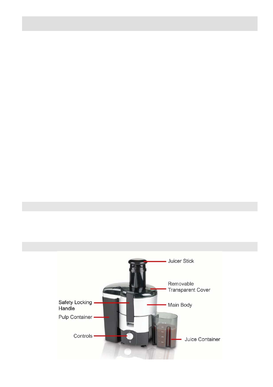 Important safeguards, Technical information, Parts and assembly | Prima PJE020 User Manual | Page 2 / 9