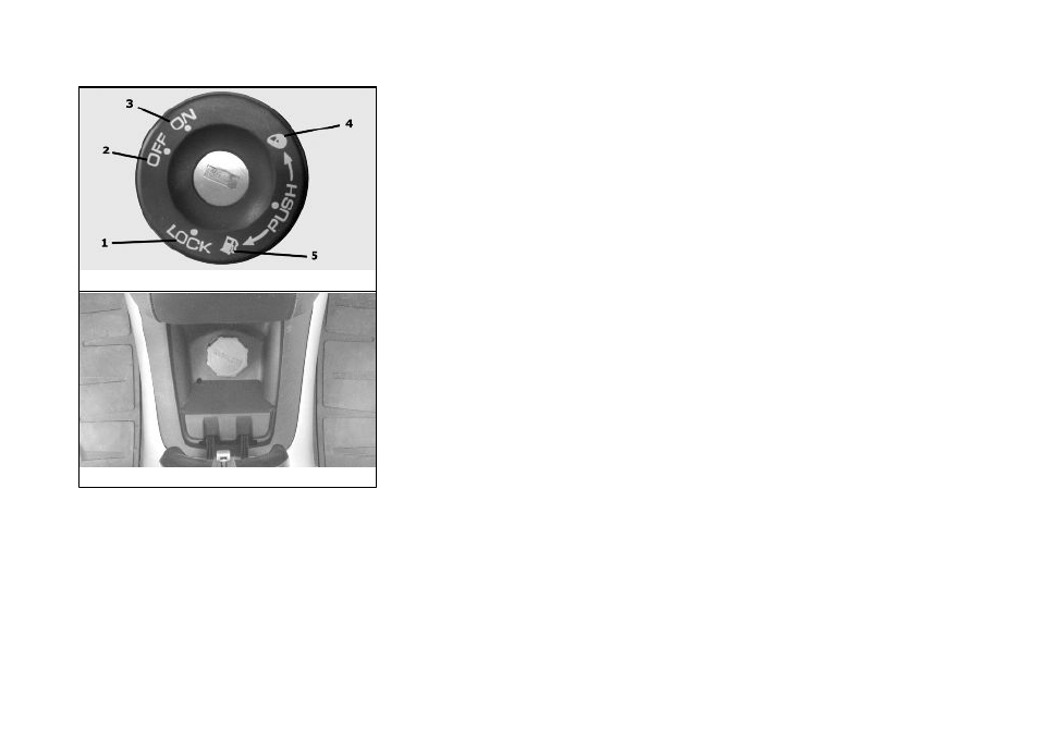 Accessing the fuel tank | Piaggio 250 i.e. User Manual | Page 24 / 100