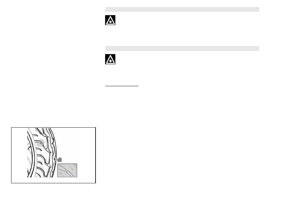 Tyre pressure | Piaggio 250 i.e. User Manual | Page 33 / 100