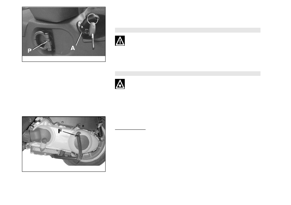 Stopping the engine, Stand | Piaggio 250 i.e. User Manual | Page 40 / 100