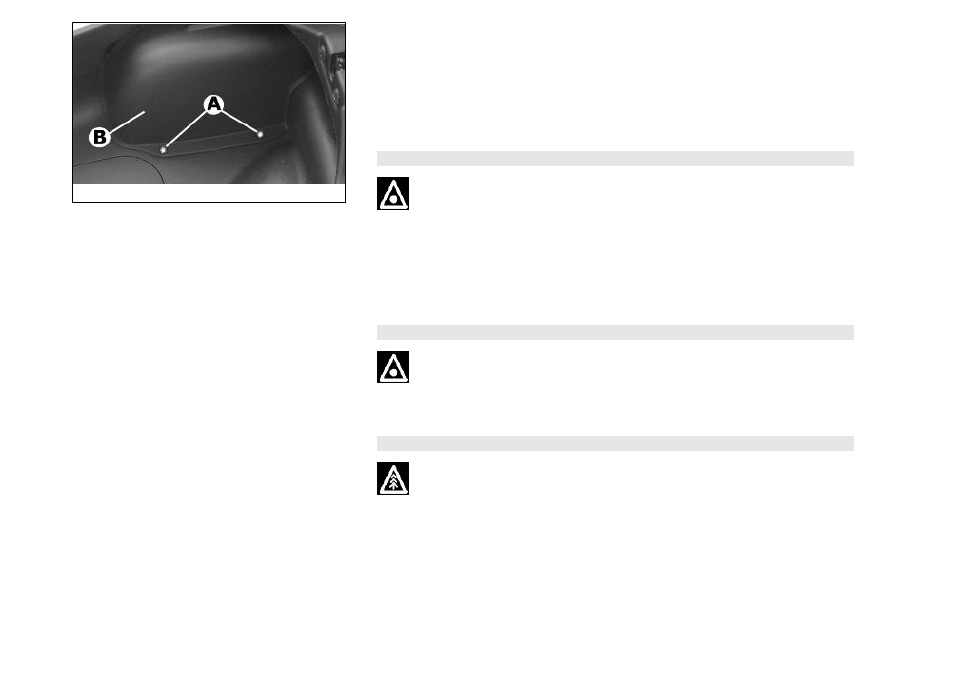 Battery, Use of a new battery | Piaggio 250 i.e. User Manual | Page 60 / 100