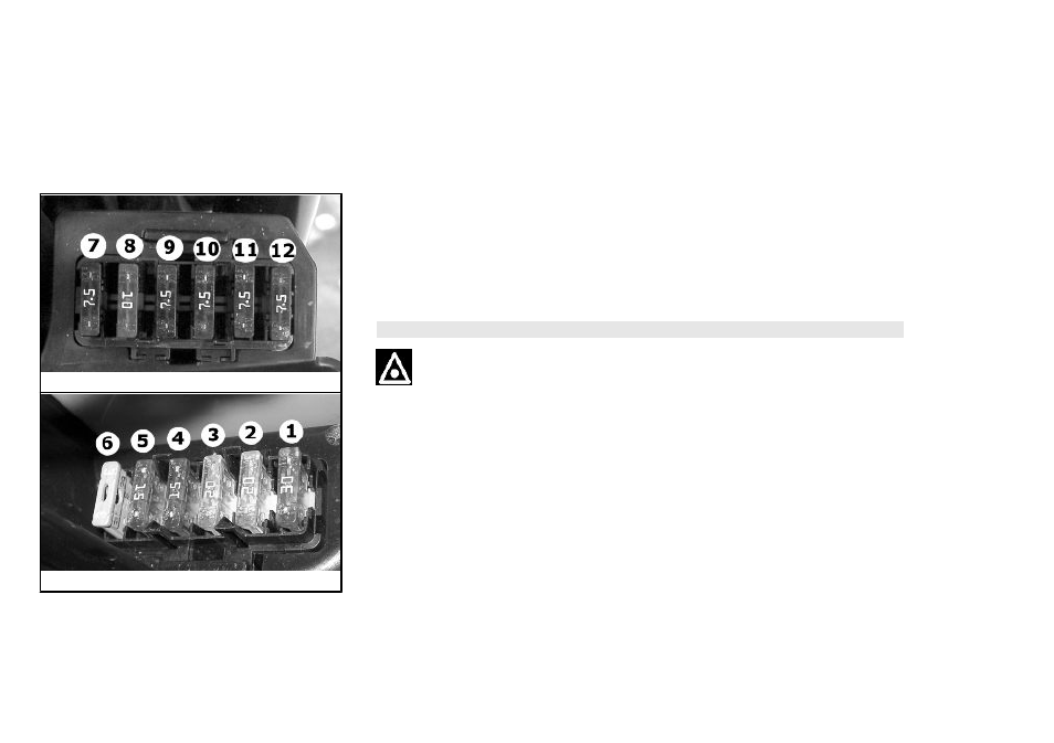 Long periods of inactivity, Fuses | Piaggio 250 i.e. User Manual | Page 61 / 100