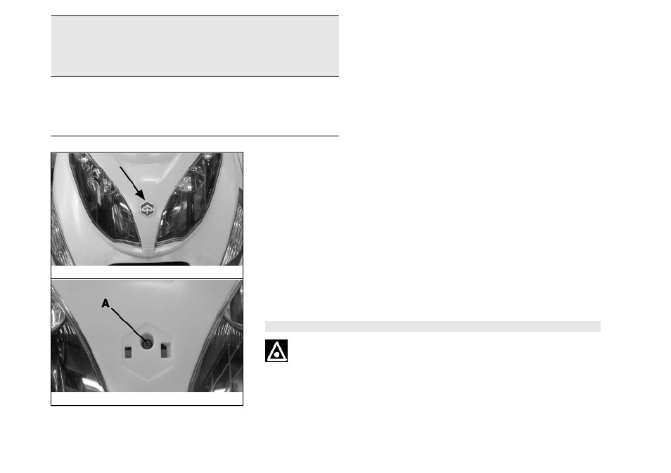 Front light group, Headlight adjustment, 3 maintenance | Piaggio 250 i.e. User Manual | Page 66 / 100