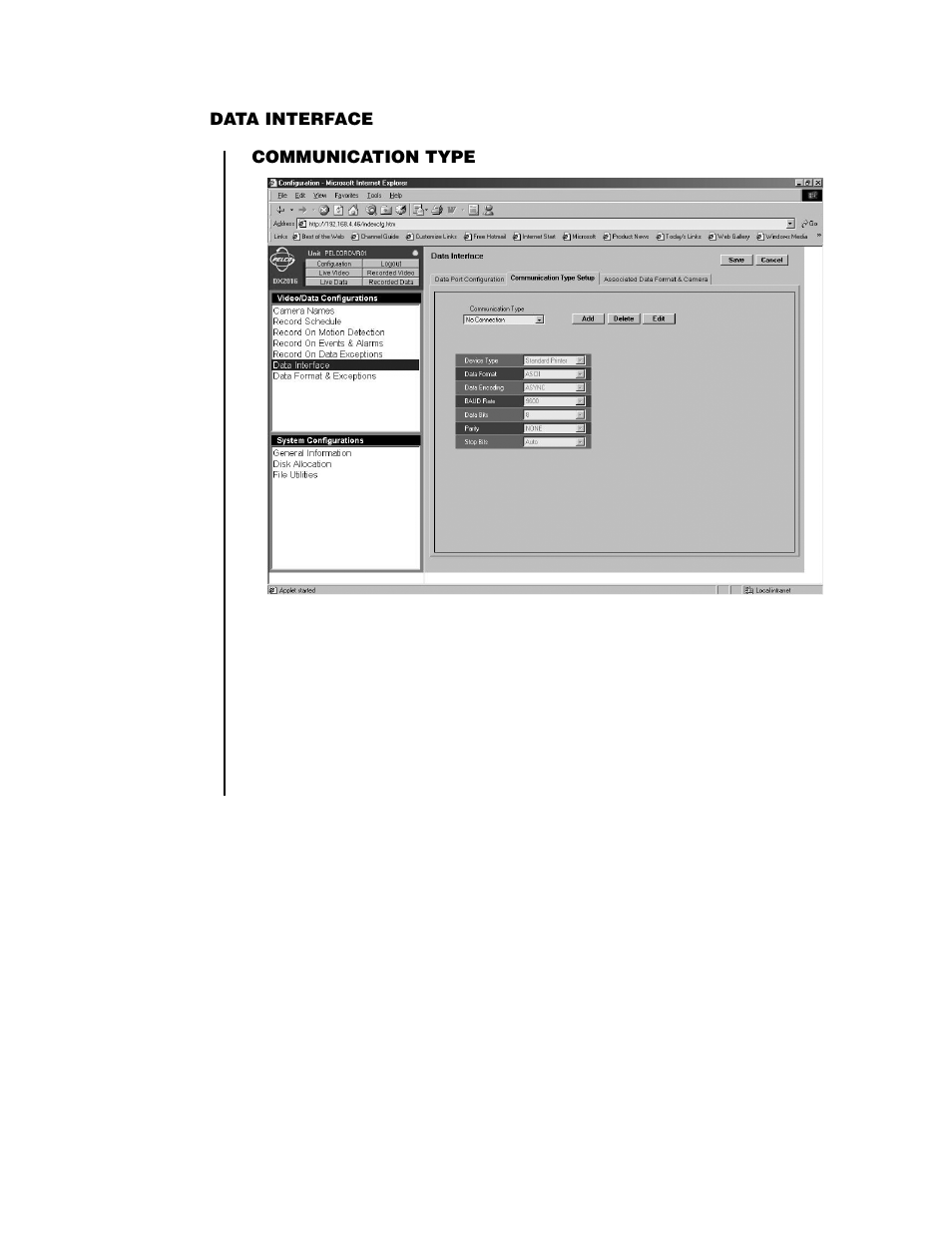 Pelco DX2000 User Manual | Page 51 / 114
