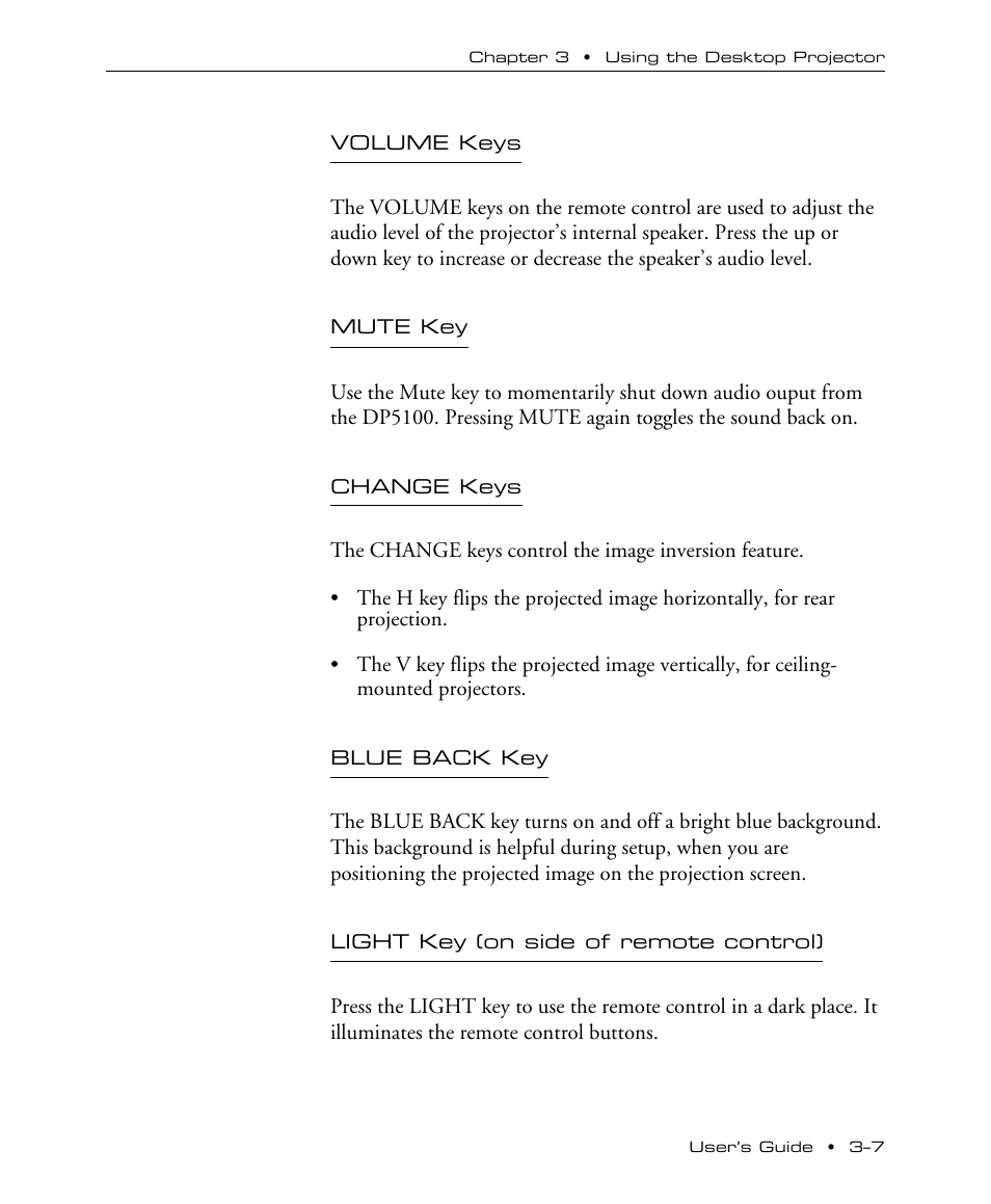Proxima ASA DP5100 User Manual | Page 29 / 49