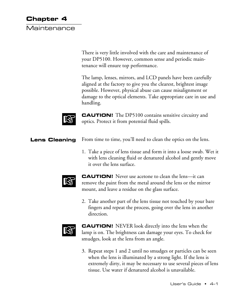 Proxima ASA DP5100 User Manual | Page 34 / 49