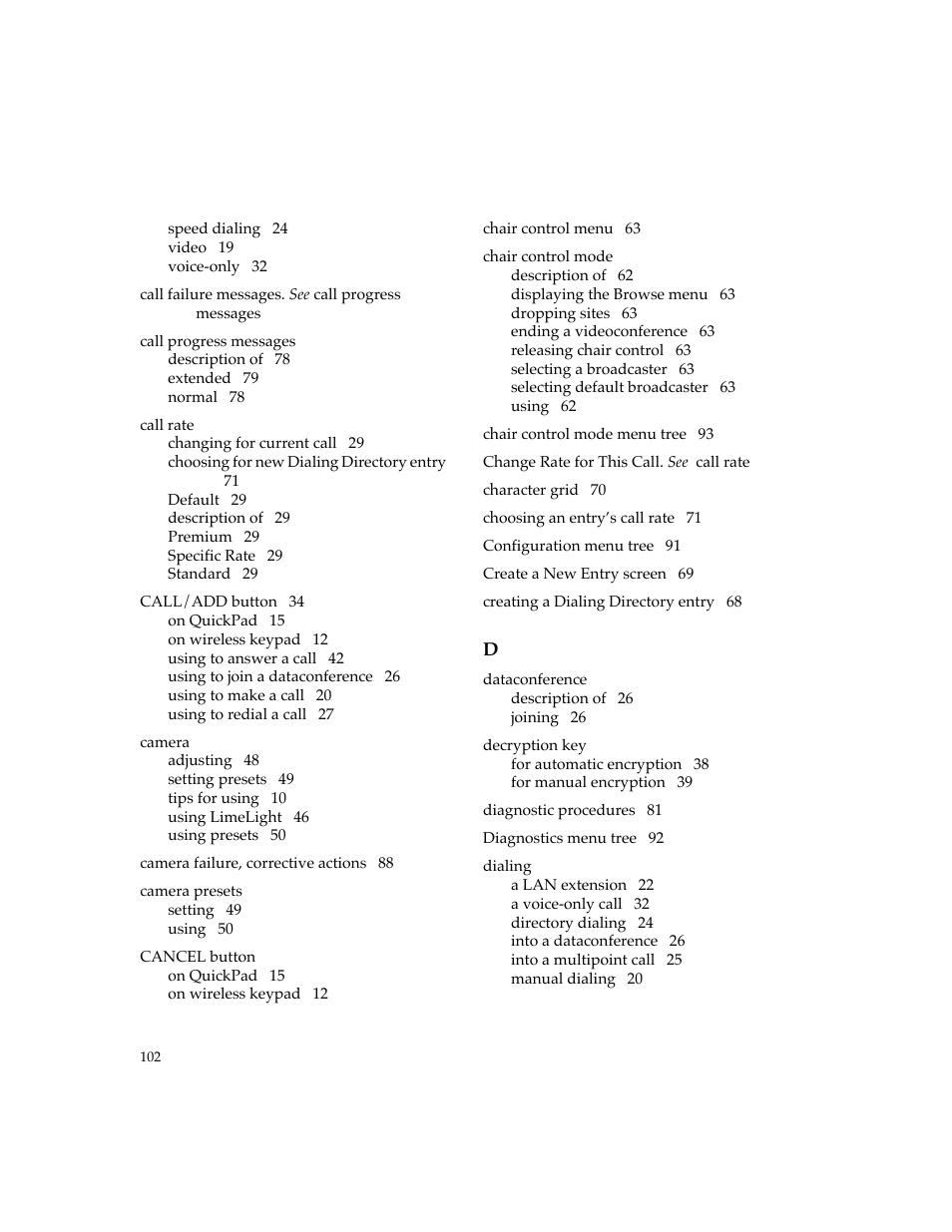 PictureTel 4500 User Manual | Page 108 / 114