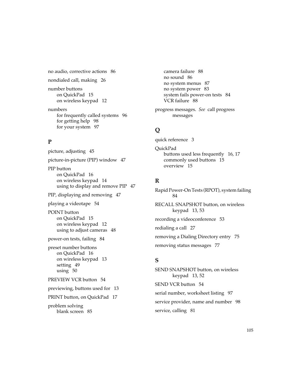 PictureTel 4500 User Manual | Page 111 / 114