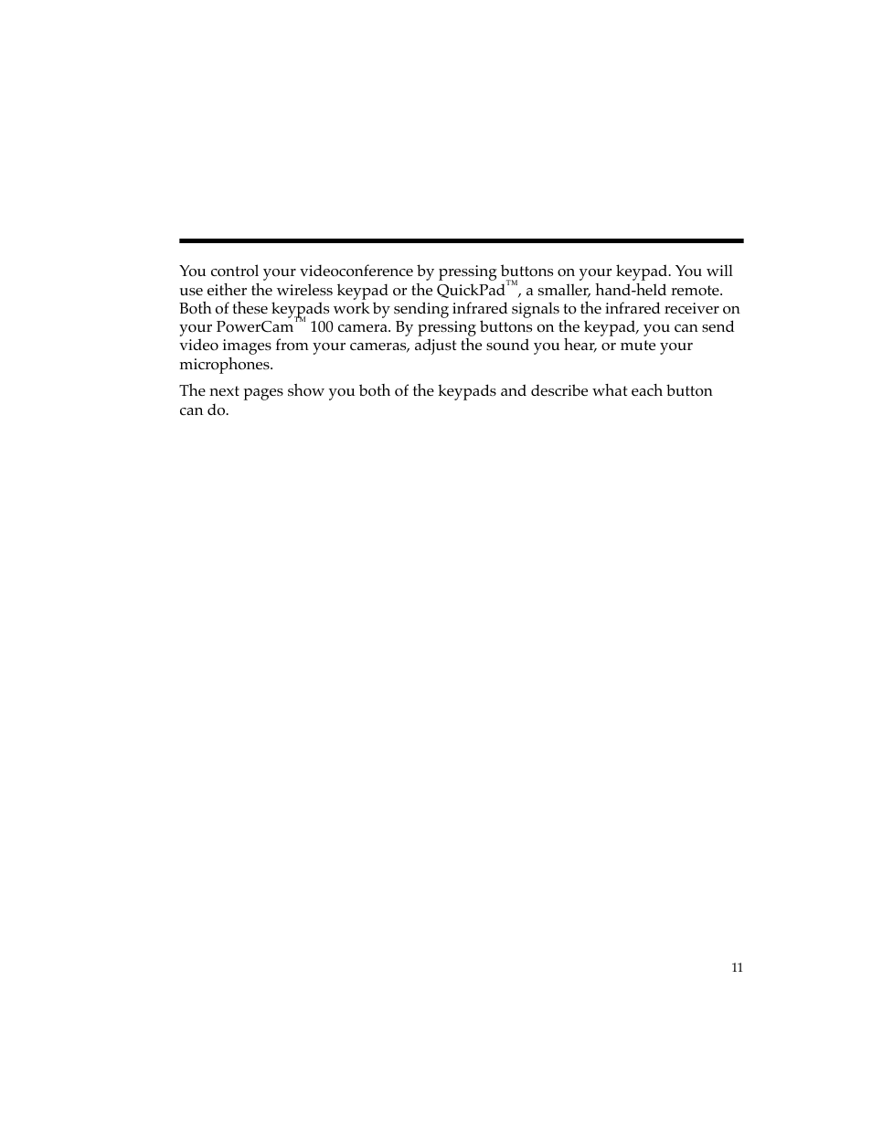 Using the keypads | PictureTel 4500 User Manual | Page 17 / 114