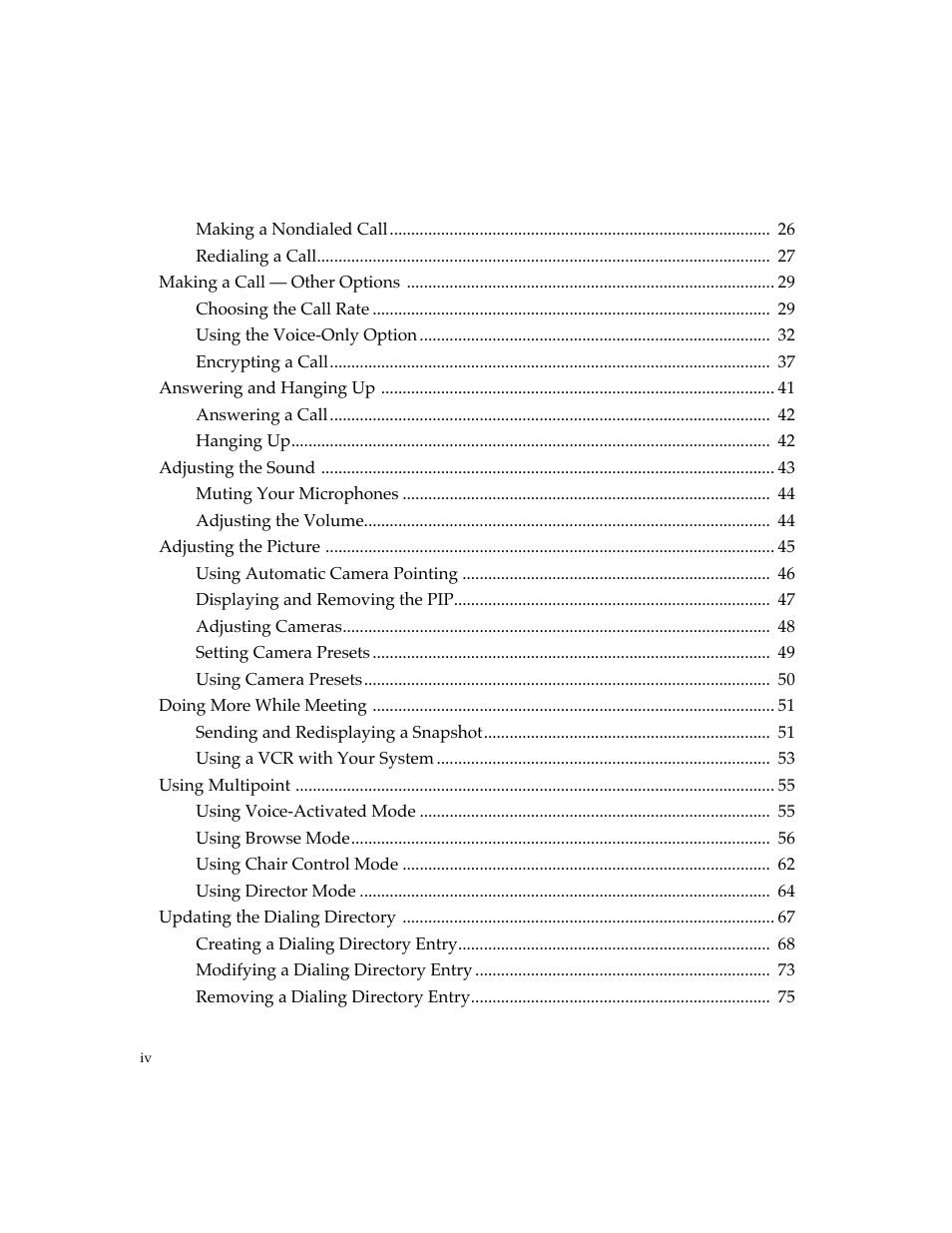 PictureTel 4500 User Manual | Page 4 / 114