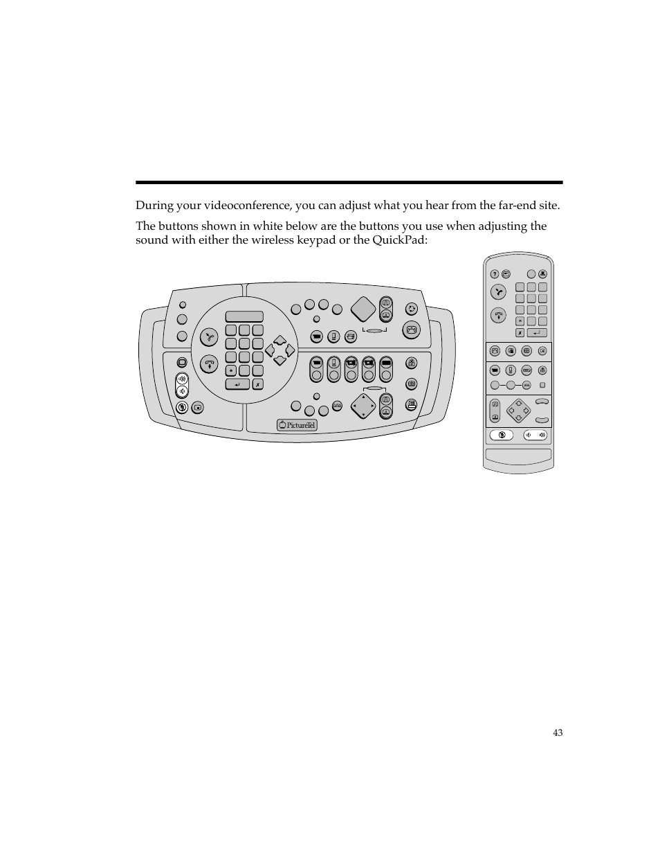 Adjusting the sound | PictureTel 4500 User Manual | Page 49 / 114