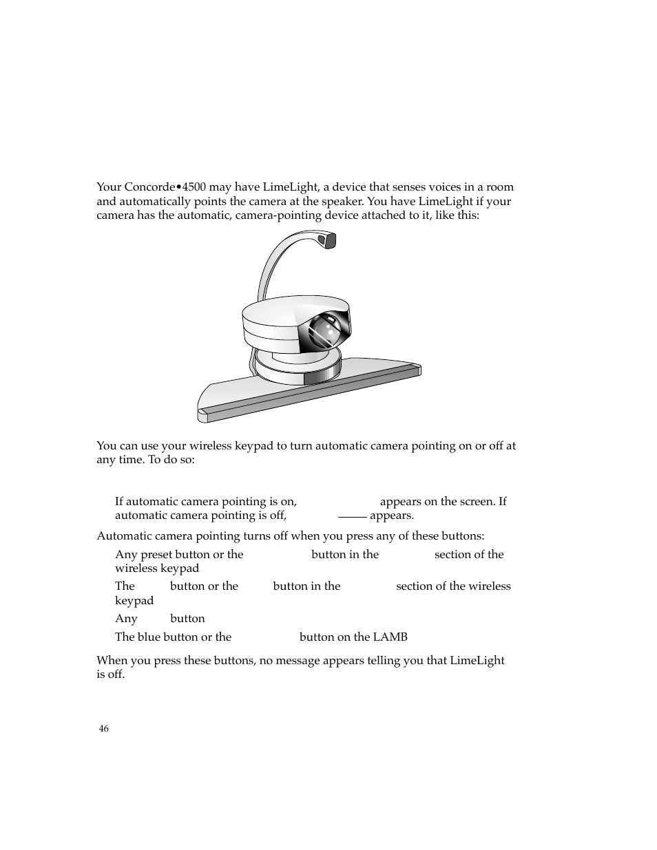 Using automatic camera pointing | PictureTel 4500 User Manual | Page 52 / 114