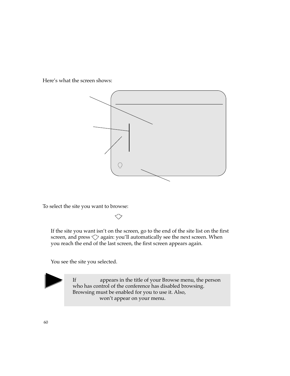 Using browse mode — for director systems | PictureTel 4500 User Manual | Page 66 / 114