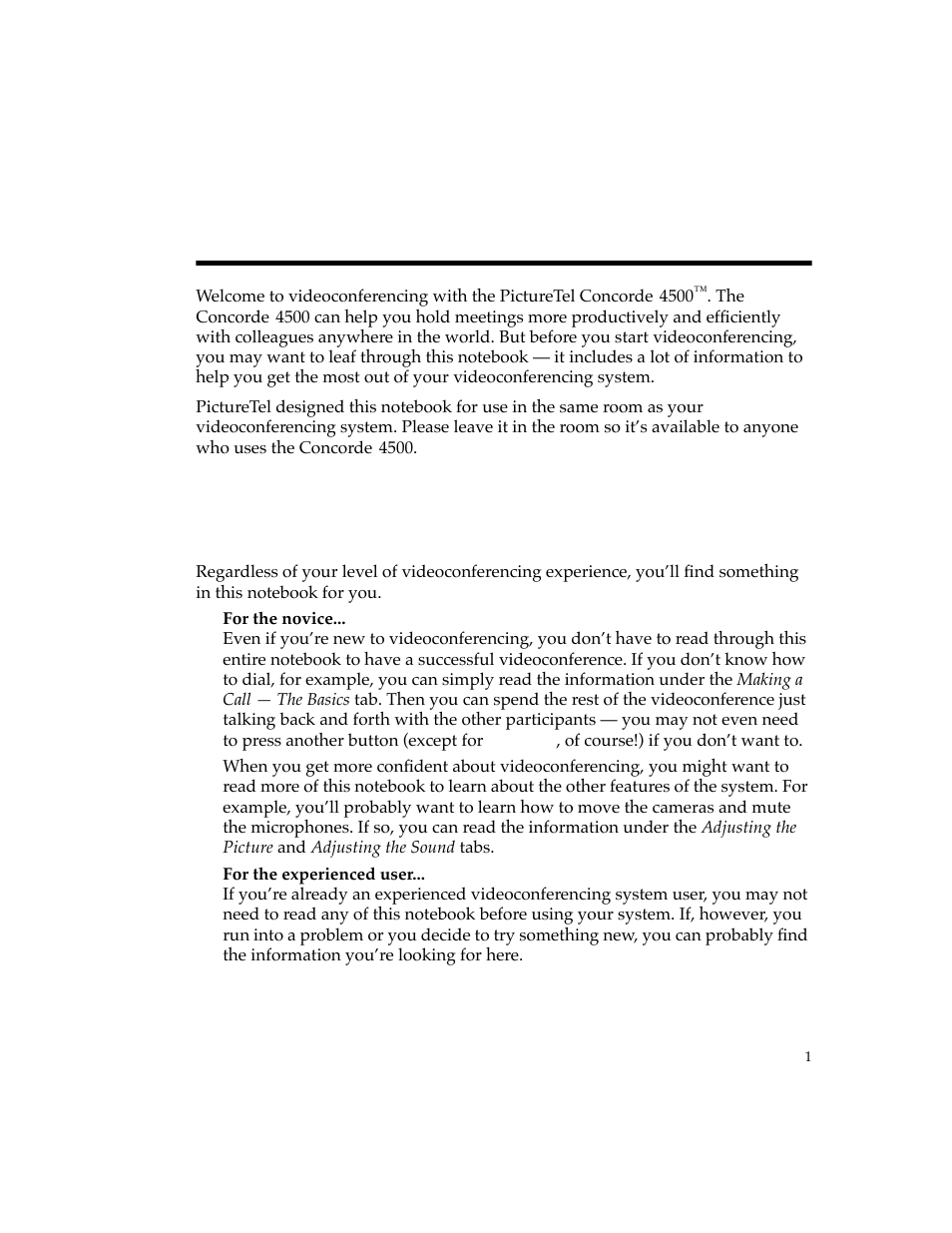 Welcome, Is this notebook for you | PictureTel 4500 User Manual | Page 7 / 114