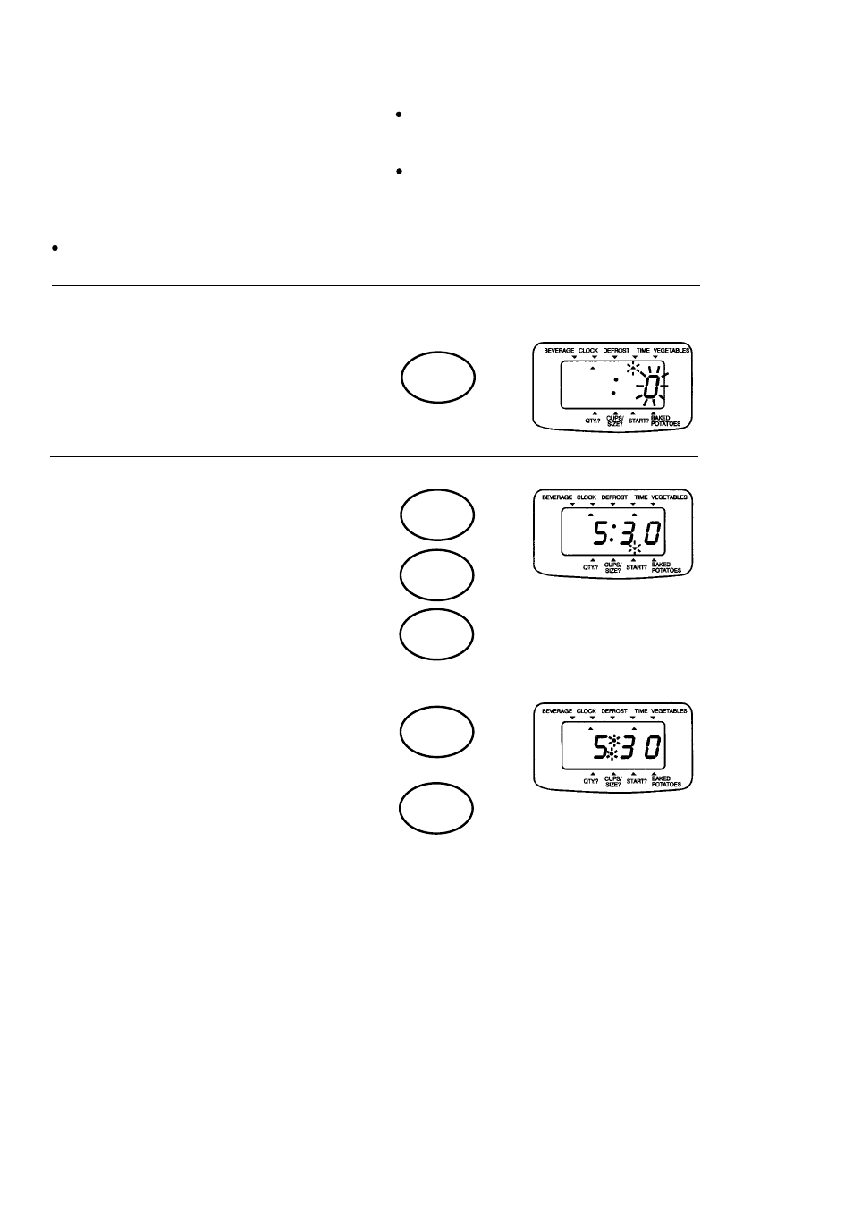 Setting the clock | Palsonic PMO-585 User Manual | Page 9 / 34