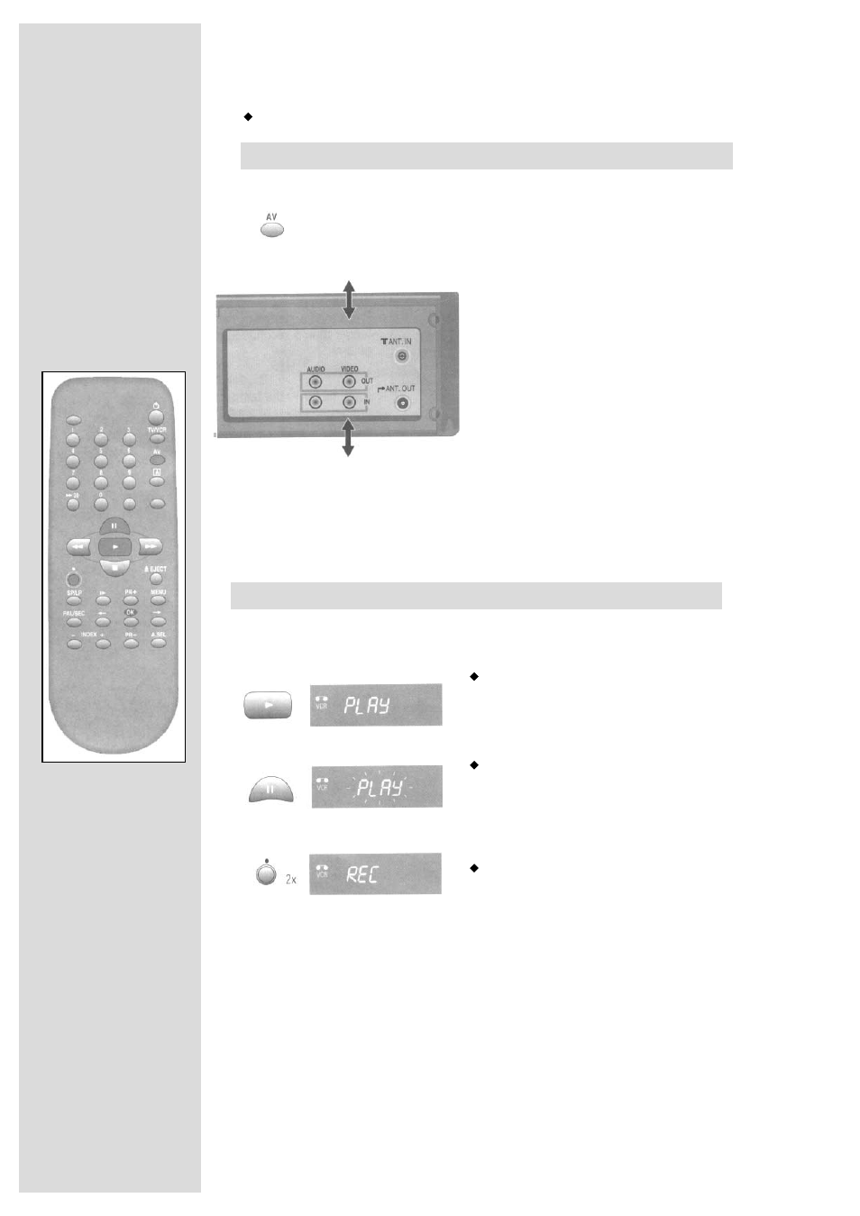 Connections, Assembling, Copying | Palsonic VCR2120 User Manual | Page 20 / 25