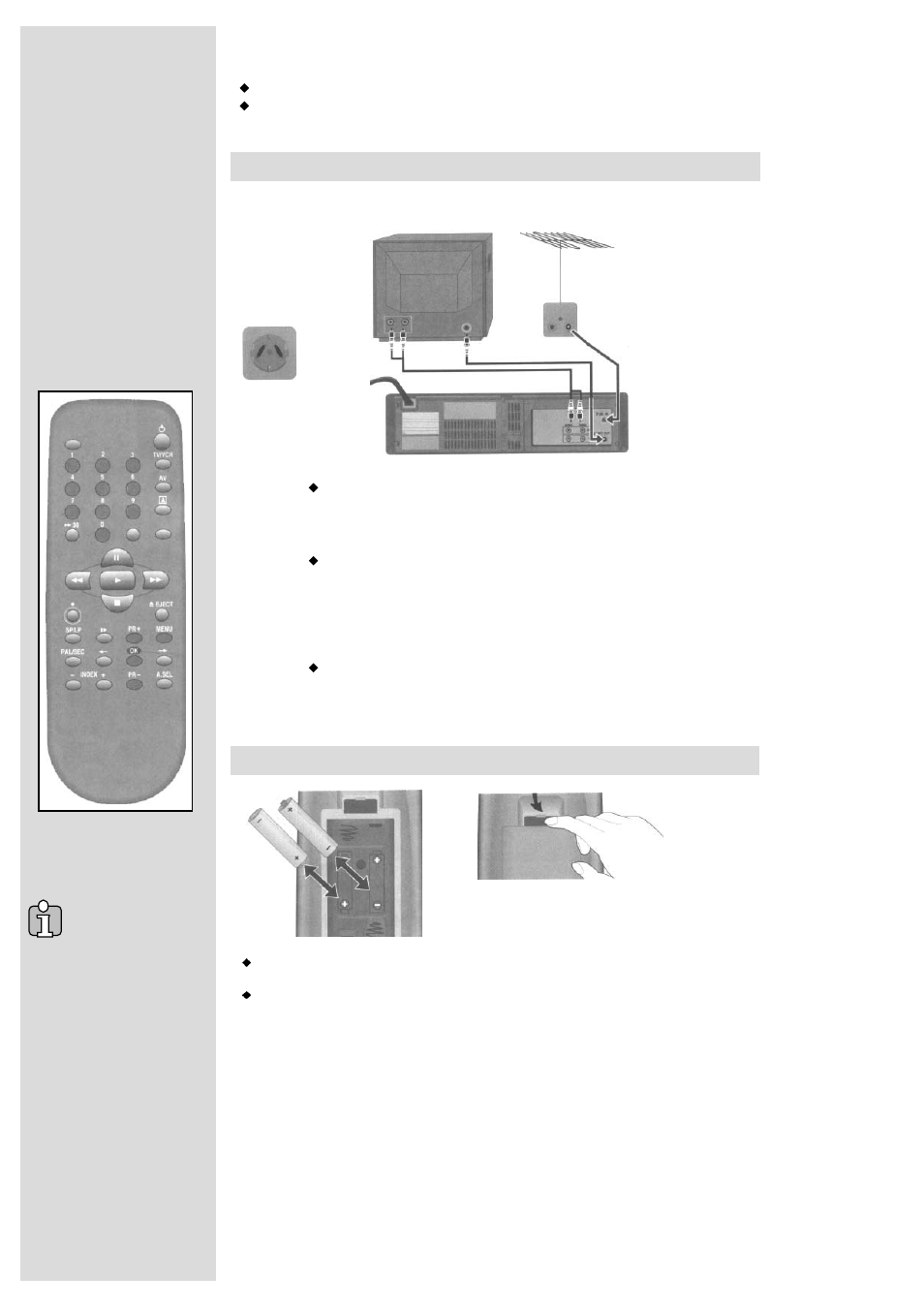 Installation | Palsonic VCR2120 User Manual | Page 6 / 25