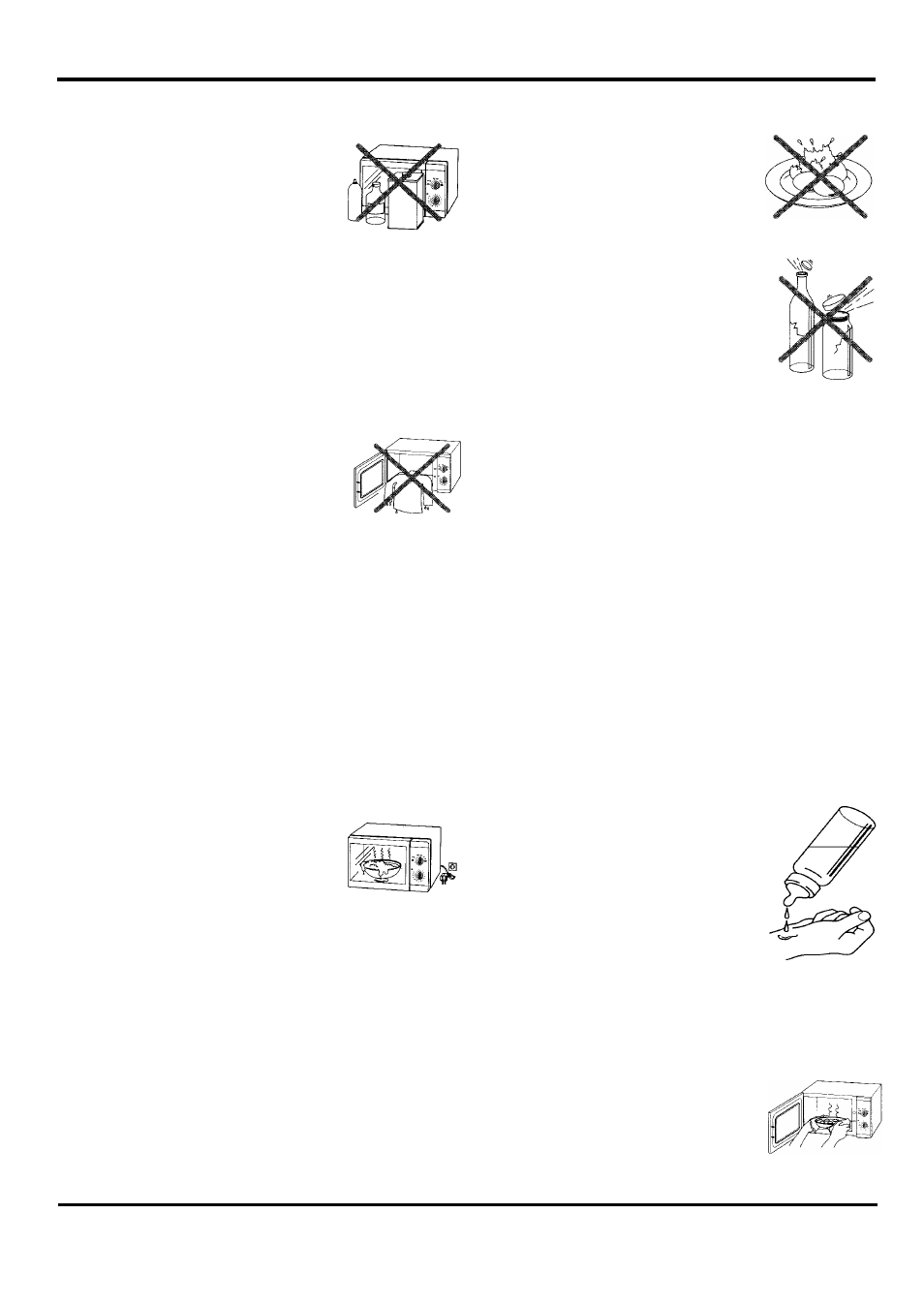 Important when using your microwave oven | Palsonic PMO-500 243 User Manual | Page 4 / 14