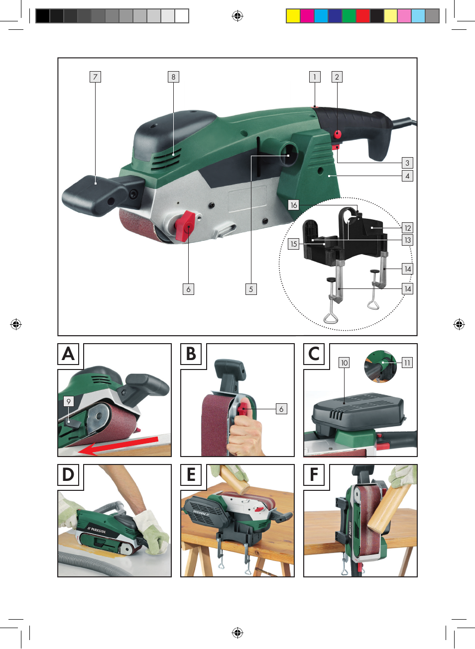 Parkside PEBS 900 SE User Manual | Page 3 / 14