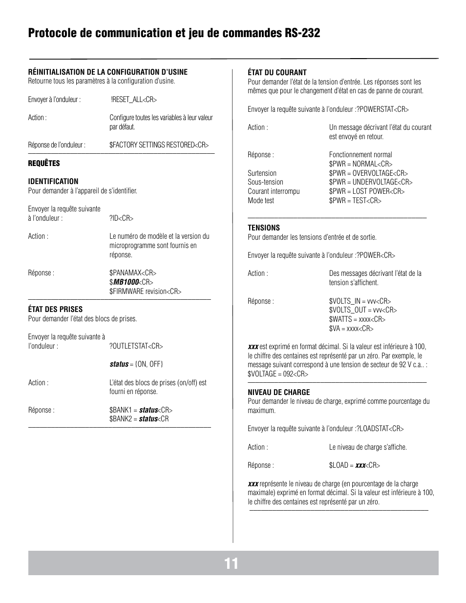 Panamax BANKS WIRING MB1000 User Manual | Page 28 / 45