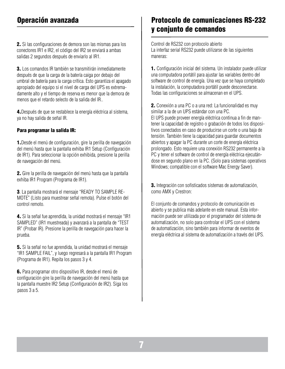 Operación avanzada | Panamax BANKS WIRING MB1000 User Manual | Page 39 / 45