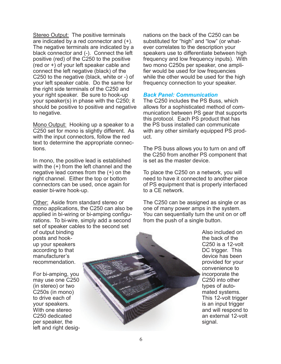 PS Audio C250 User Manual | Page 6 / 8