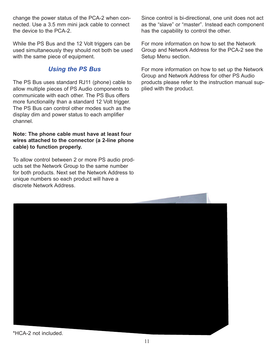 PS Audio PCA-2 User Manual | Page 11 / 16