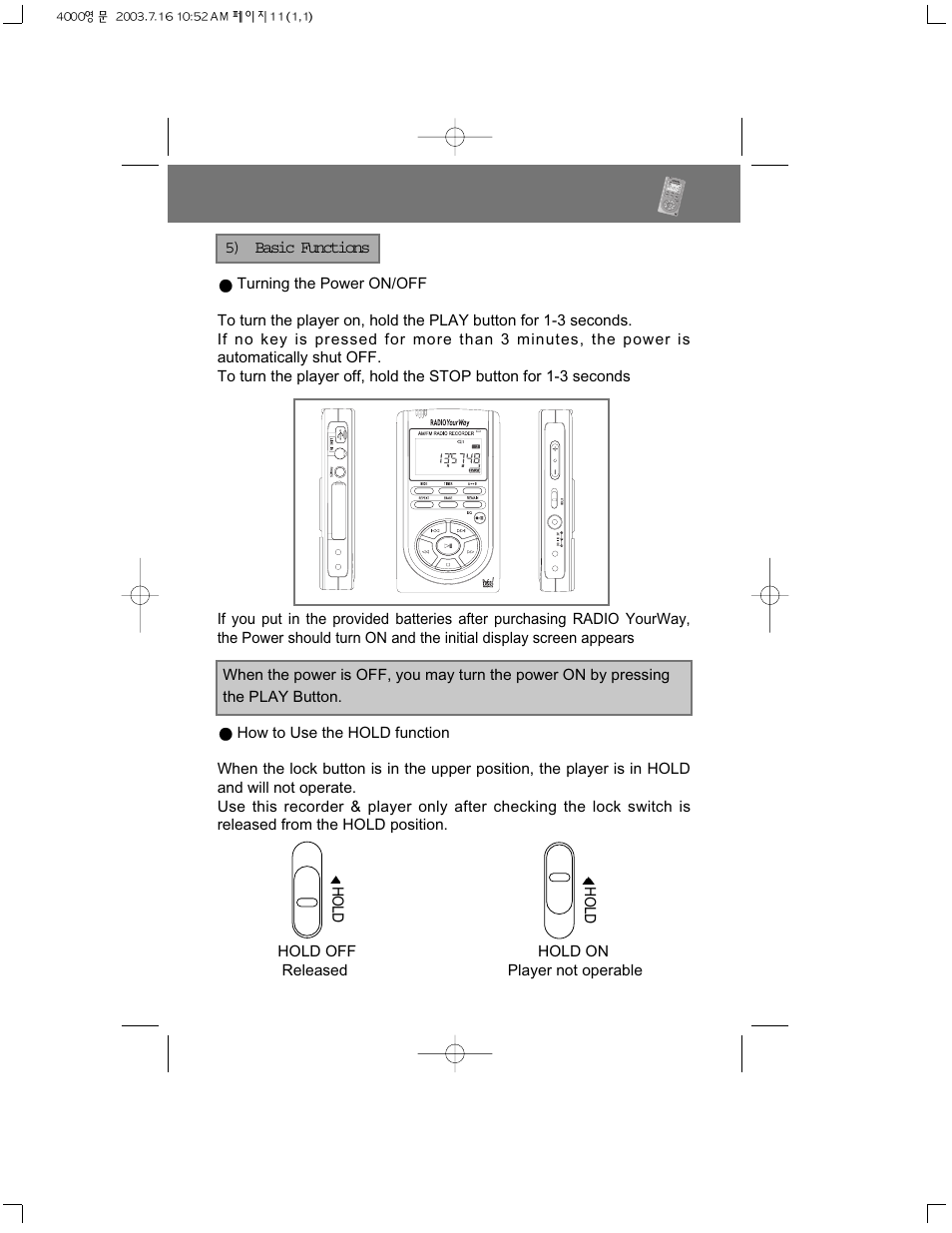 Radio yourway, Series | PoGo Products PRY900M2 User Manual | Page 11 / 42