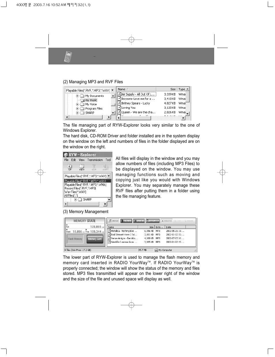 Ryw explorer | PoGo Products PRY900M2 User Manual | Page 32 / 42