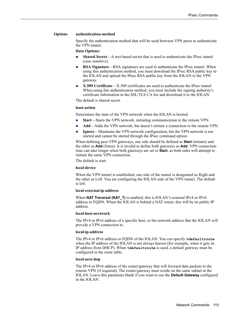 Perle Systems IOLAN SDS User Manual | Page 115 / 162