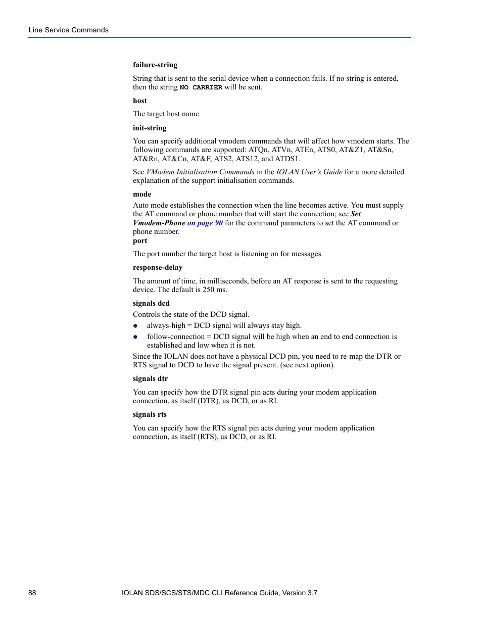 Perle Systems IOLAN SDS User Manual | Page 88 / 162