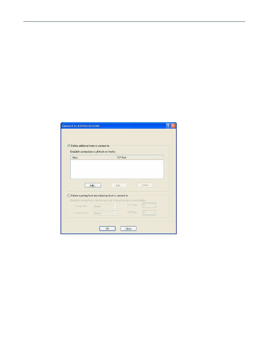 Adding/editing additional hosts | Perle Systems Perle IOLAN DS1 User Manual | Page 85 / 224
