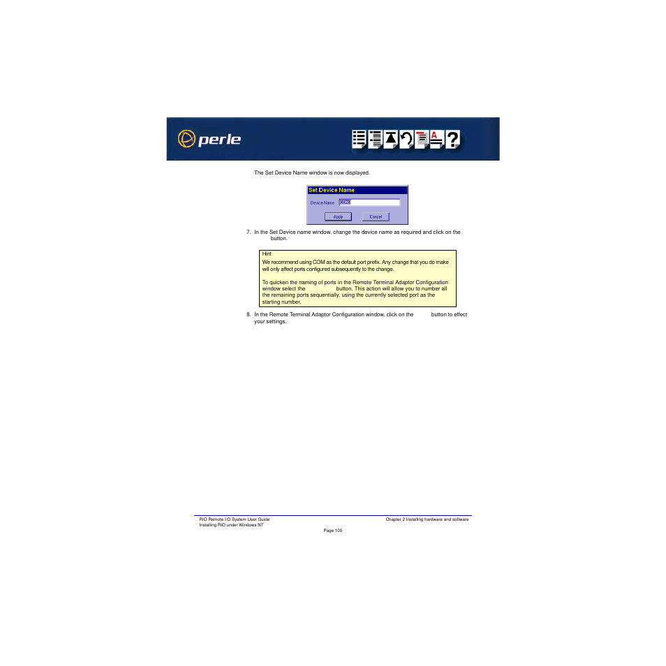 Perle Systems RIO 5500036-17 User Manual | Page 100 / 327