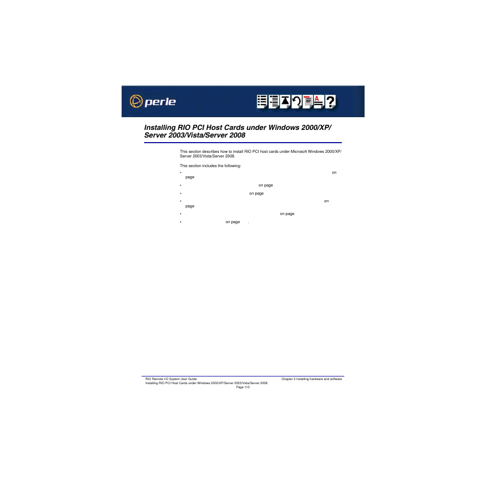 Perle Systems RIO 5500036-17 User Manual | Page 110 / 327