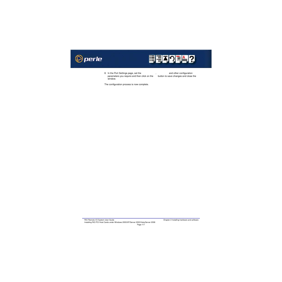 Perle Systems RIO 5500036-17 User Manual | Page 117 / 327