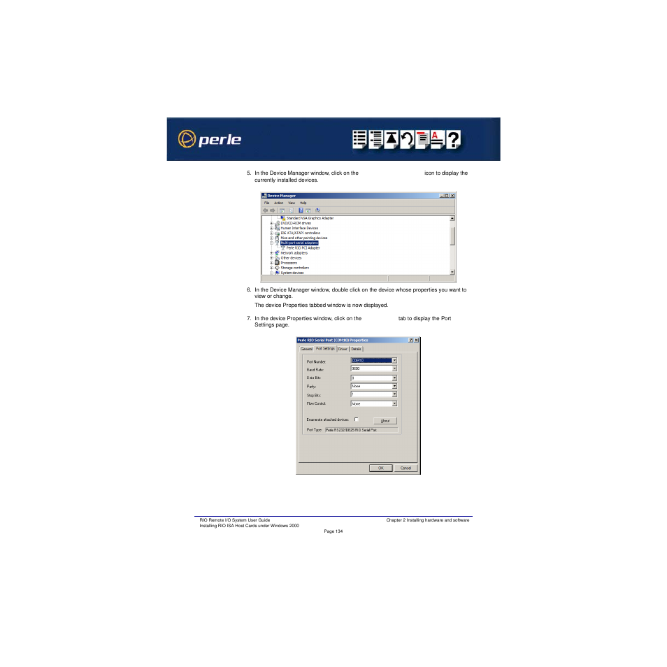 Perle Systems RIO 5500036-17 User Manual | Page 134 / 327
