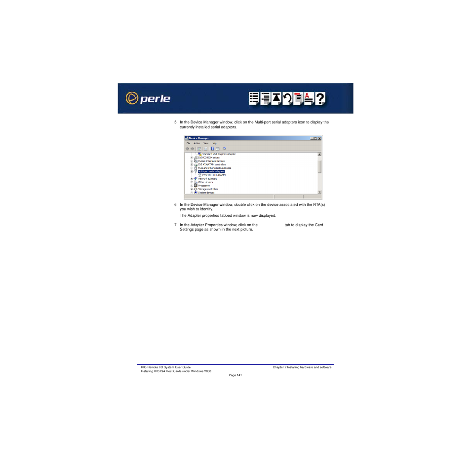 Perle Systems RIO 5500036-17 User Manual | Page 141 / 327