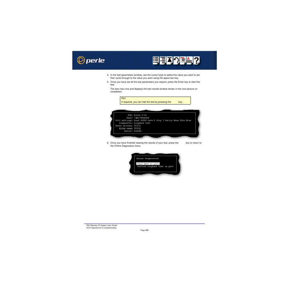 Perle Systems RIO 5500036-17 User Manual | Page 288 / 327