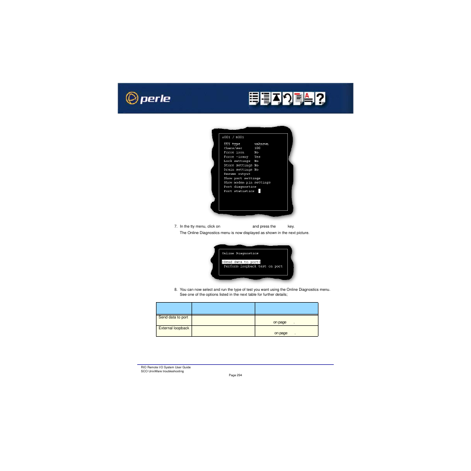 Perle Systems RIO 5500036-17 User Manual | Page 294 / 327