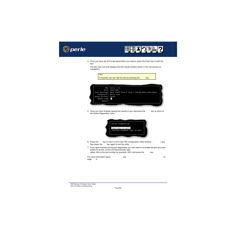 Perle Systems RIO 5500036-17 User Manual | Page 296 / 327