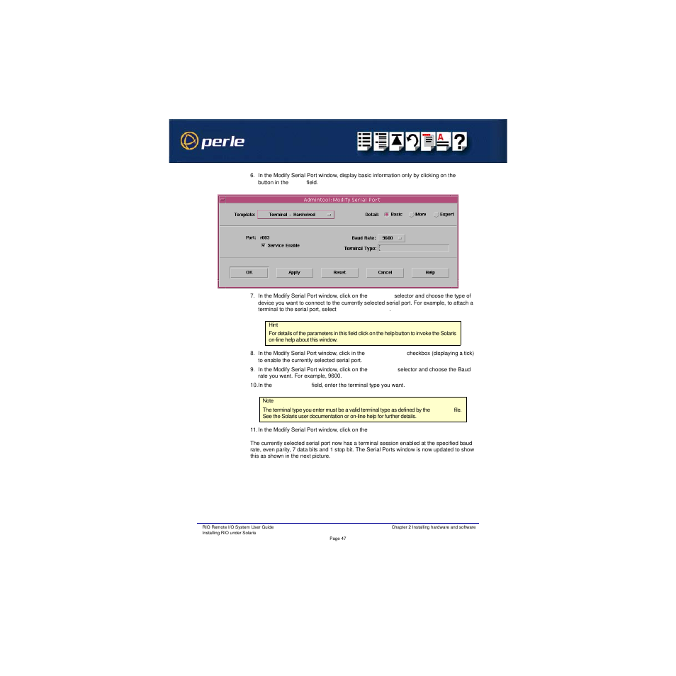 Perle Systems RIO 5500036-17 User Manual | Page 47 / 327