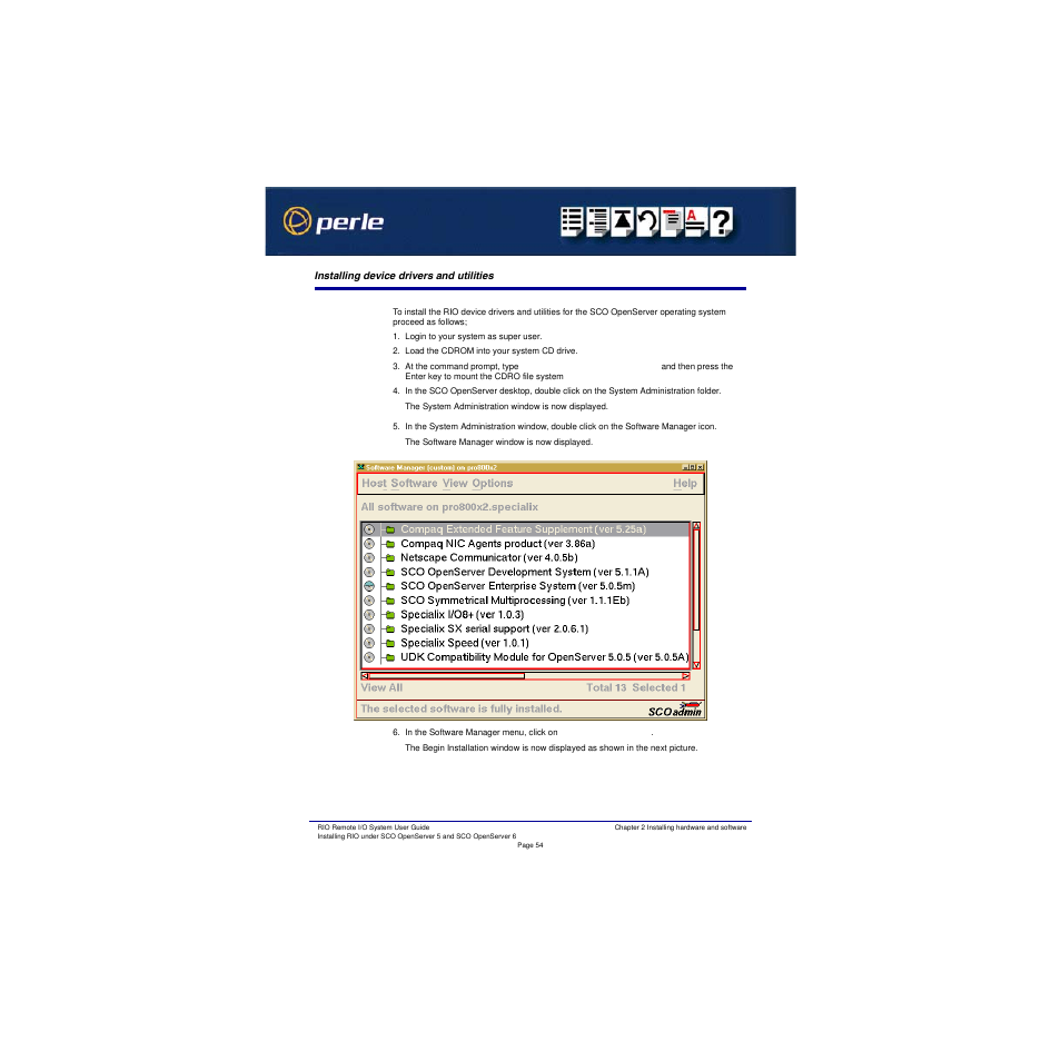 Installing device drivers and utilities | Perle Systems RIO 5500036-17 User Manual | Page 54 / 327